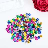 Блестки для цветов 50гр Крупные Микс цветов