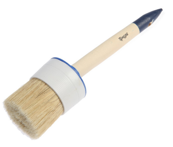 Кисть круглая деревянная ручка D-65мм