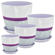 Кашпо Бутон №-РС-100 Ивуар №-2 Кашпо Бутон №-РС-100 Ивуар №-2