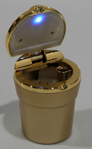 Пепельница для авто TORSO Золото Арт-4276646