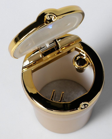 Пепельница для авто TORSO Золото Арт-4276646