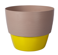 Горшок Валенсия 1,2лит Фраппе-Фисташковый D-13,5см (с дренажной системой)