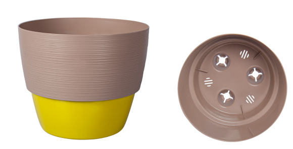 Горшок Валенсия 1,2лит Фраппе-Фисташковый D-13,5см (с дренажной системой) Горшок Валенсия 1,2лит Фраппе-Фисташковый D-13,5см (с дренажной системой)