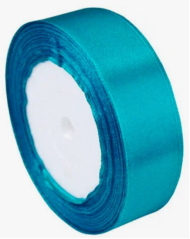 Лента Атласная 25мм*25ярд Бирюза Лента Атласная 25мм*25ярд Бирюза