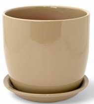Кашпо Верона №-ГЛ-414 Глянец Капучино D-11см-1л Кашпо Верона №-ГЛ-414 Глянец Капучино D-11см-1л