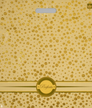 Сумочка пакет п/э 420*480мм Перфекто голди Арт-138118