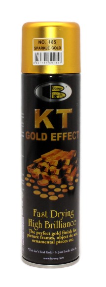 Спрей - краска Золотая Искра Bosny 185 Акриловая 380мл