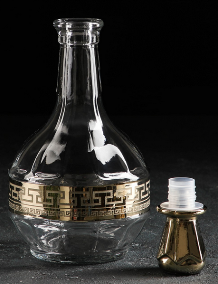 Графин стекло Нэро 500мл + 6рюмок*50мл Арт-4786277