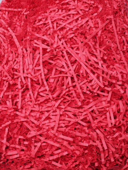 Наполнитель Бумажный 100гр Красный для Подарков