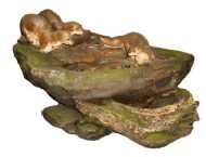 Фигурка Бобры и Выдры на камне Арт-FB-10744 42*61см