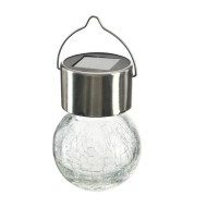 Лампа на солнечной батарее Лампочка Прозрачная (Набор 3шт) стекло Арт-4592640 7*9*7см