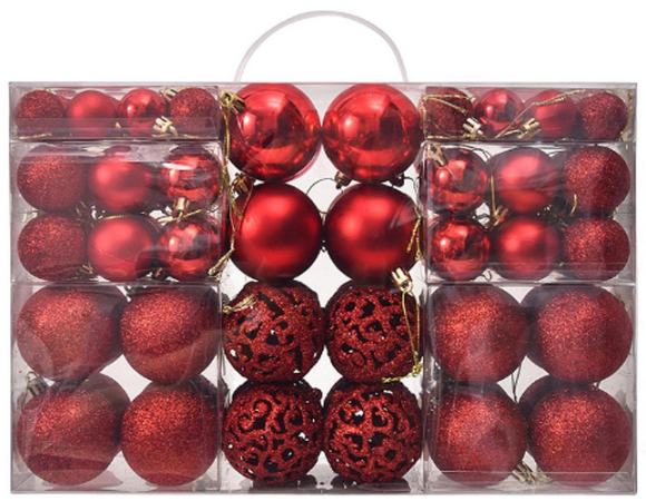 Ёлочное украшение Шары (6см/100шт) Арт-№8