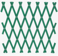 Решётка раздвижная пластиковая 50*150см Зелёная №320