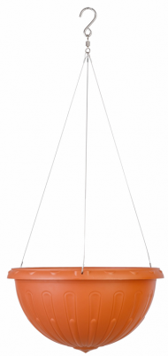 Горшок Джулия подвесной 8лит Коричневый М-9133 (с подвесом - трос)