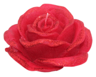 Свеча Роза Бордо Арт-0455