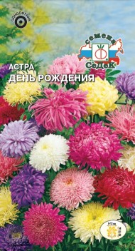 Цветы Астра День рождения Смесь ЦВ/П (СЕДЕК) 0,2гр однолетник 60-70см