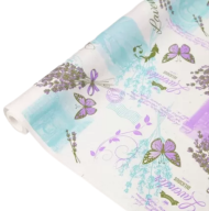 Бумага крафт Lavender Белый-Сирень-Бирюза-Фисташка 70см*10м