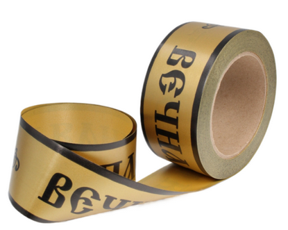 Лента Вечная память 5см*50ярд Простая Бронза