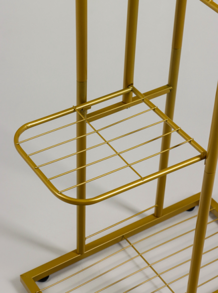 Стойка для цветов Greengo 4 полки Золото 82см Арт-10747742