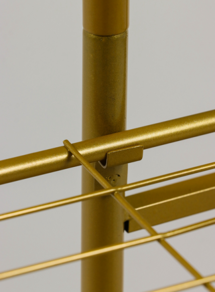 Стойка для цветов Greengo 4 полки Золото 82см Арт-10747742