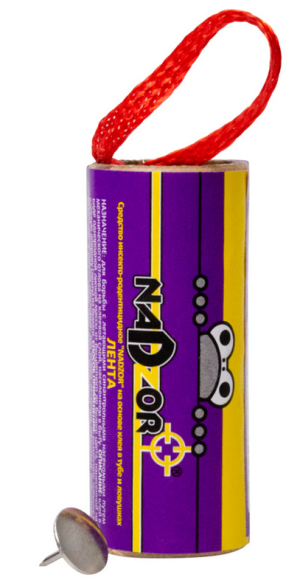 Лента липкая от мух Nadzor (1уп/100шт)