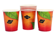 Стакан бумажный Вкусно!Сочно!Свежо! 225мл (1уп/6шт) 334223