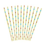 Трубочки для коктейля Дед Мороз (1уп/12шт) 1103830