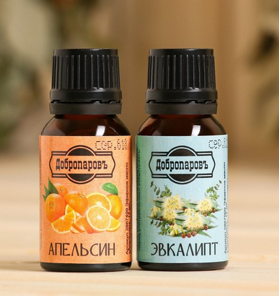 Набор эфирных масел Добропаровъ 2шт*17мл Эвкалипт+Апельсин Арт-3803517