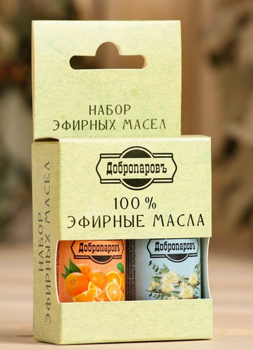 Набор эфирных масел Добропаровъ 2шт*17мл Эвкалипт+Апельсин Арт-3803517