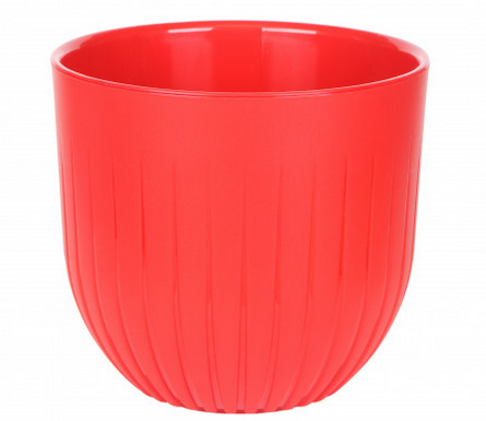 Горшок Альфа 2,9лит Красный 17*16см (с дренажной системой) Горшок Альфа 2,9лит Красный 17*16см (с дренажной системой)