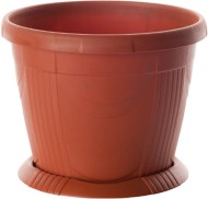 Горшок Селенга 3лит Терракот с поддоном
