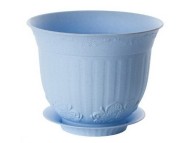 Горшок Ангара 9лит Голубой с поддоном