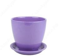 Кашпо Бутон №-ГЛ-05 Глянец Сиреневое №2 (D-15см/2л) Кашпо Бутон №-ГЛ-05 Глянец Сиреневое №2 (D-15см/2л)