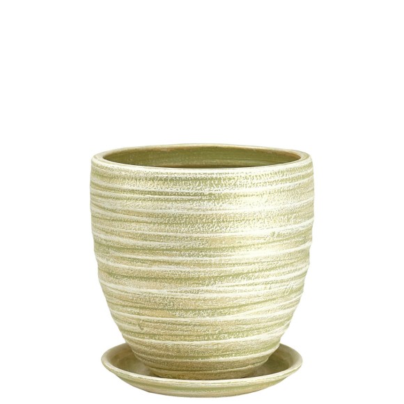 Кашпо Модерн бутон Оливка Арт-55-224 (D-24см)