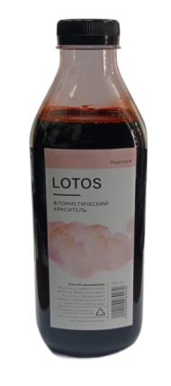 Краска для срезочных цветов 950мл Пудровый Лотос 1уп/6шт