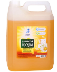 УЦЕНКА Средство для мытья посуды Семь звёзд 5лит Ромашка (Скидка - 15%)