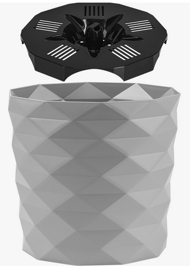 Горшок Диамант 1,5лит Серый жемчуг