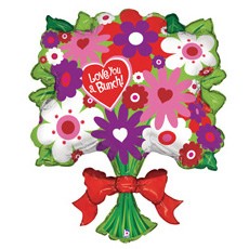 Шар фольгированный 34/86см Букет