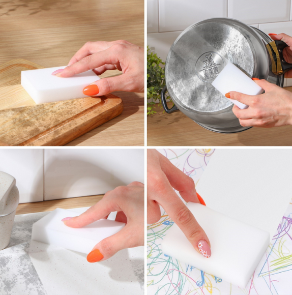 Губка супер очиститель Набор 12шт Арт-7651310