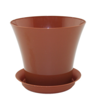 Горшок Сити 0,6лит Терракот 11,5*10см с поддоном