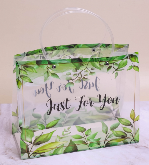 Сумочка для горшечных цветов 270*210*110мм Листья Арт-752