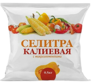 Удобрение Селитра Калиевая 0,5кг (1уп/40шт) Классика Дачника