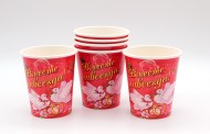 Стакан бумажный Вместе навсегда (1уп/6шт) 220мл 334213