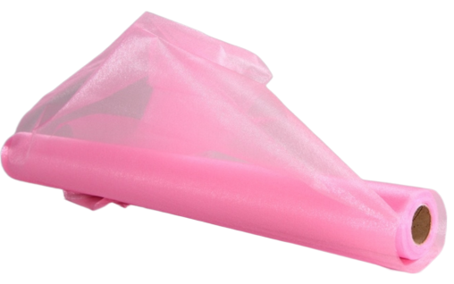 Органза снег (70см*9м) розовый