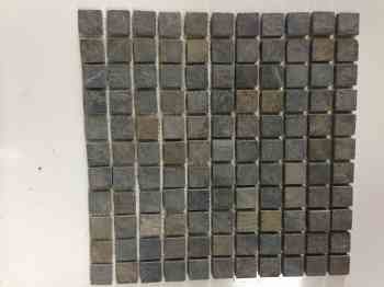 Каменная мозаика MS-0206-2.5 ГРАНИТ зелено-серый