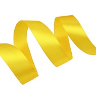 Лента Атласная 25мм*25ярд Жёлтая