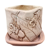 Кашпо Жук Олень №-1 ЗОЛОТОЕ (D-12см)