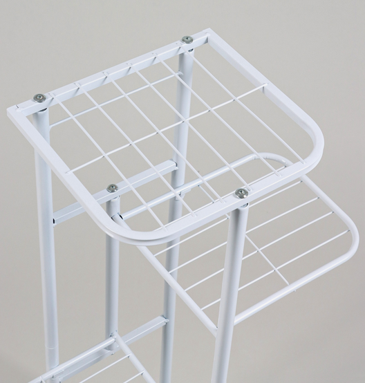 Стойка для цветов Greengo 4 полки Белая 82см Арт-10747741