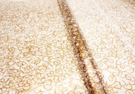 Пленка прозрачная с рисунком Гипсофила Вернисаж Золото-Белый 70см/200гр