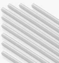 Палочка из пищевого пластика для шаров и сахарной ваты Белая 36см (1уп/100шт)